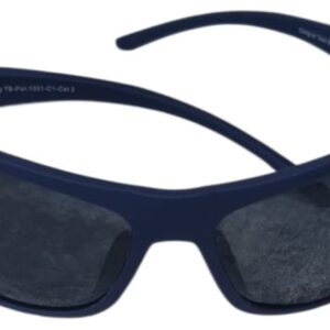 TB-Pol-1001-C1 Sonnenbrille in Schwarz mit Dunklen Gläsern